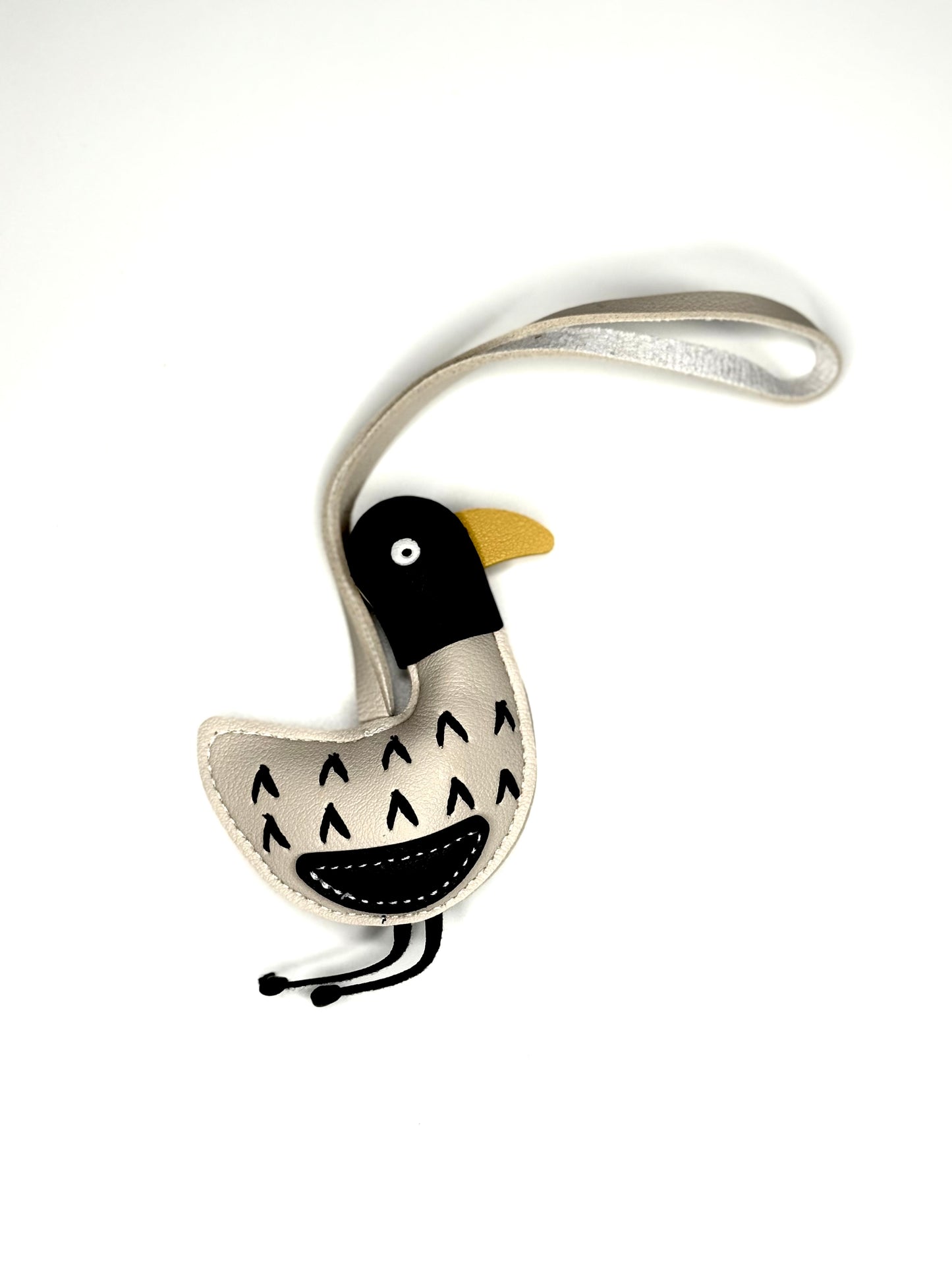 Leather Ducky Charm