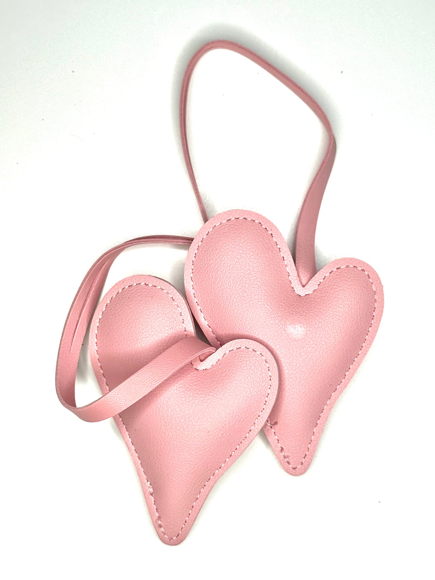 BFF Heart Leather  Charm
