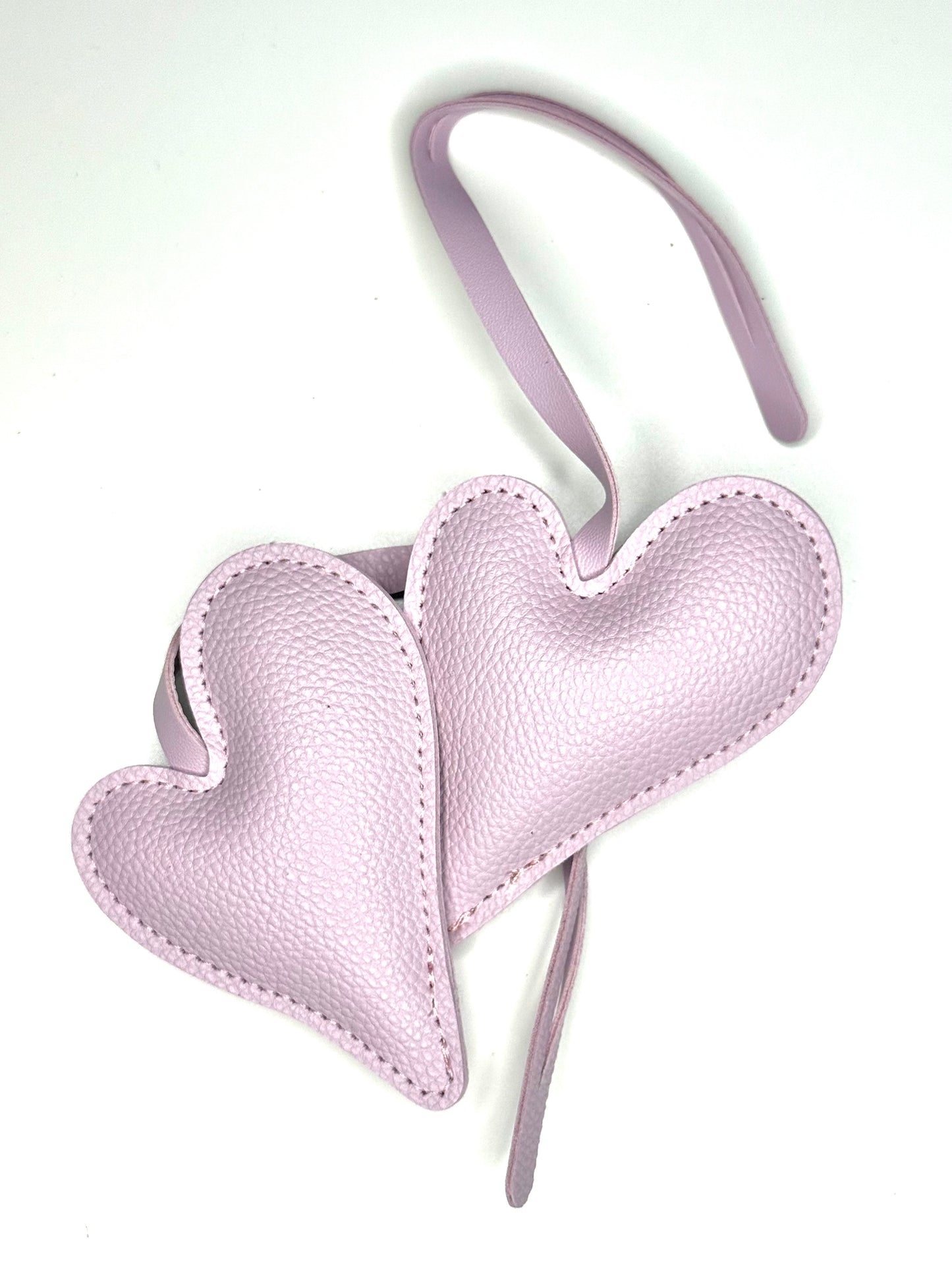 BFF Heart Leather  Charm