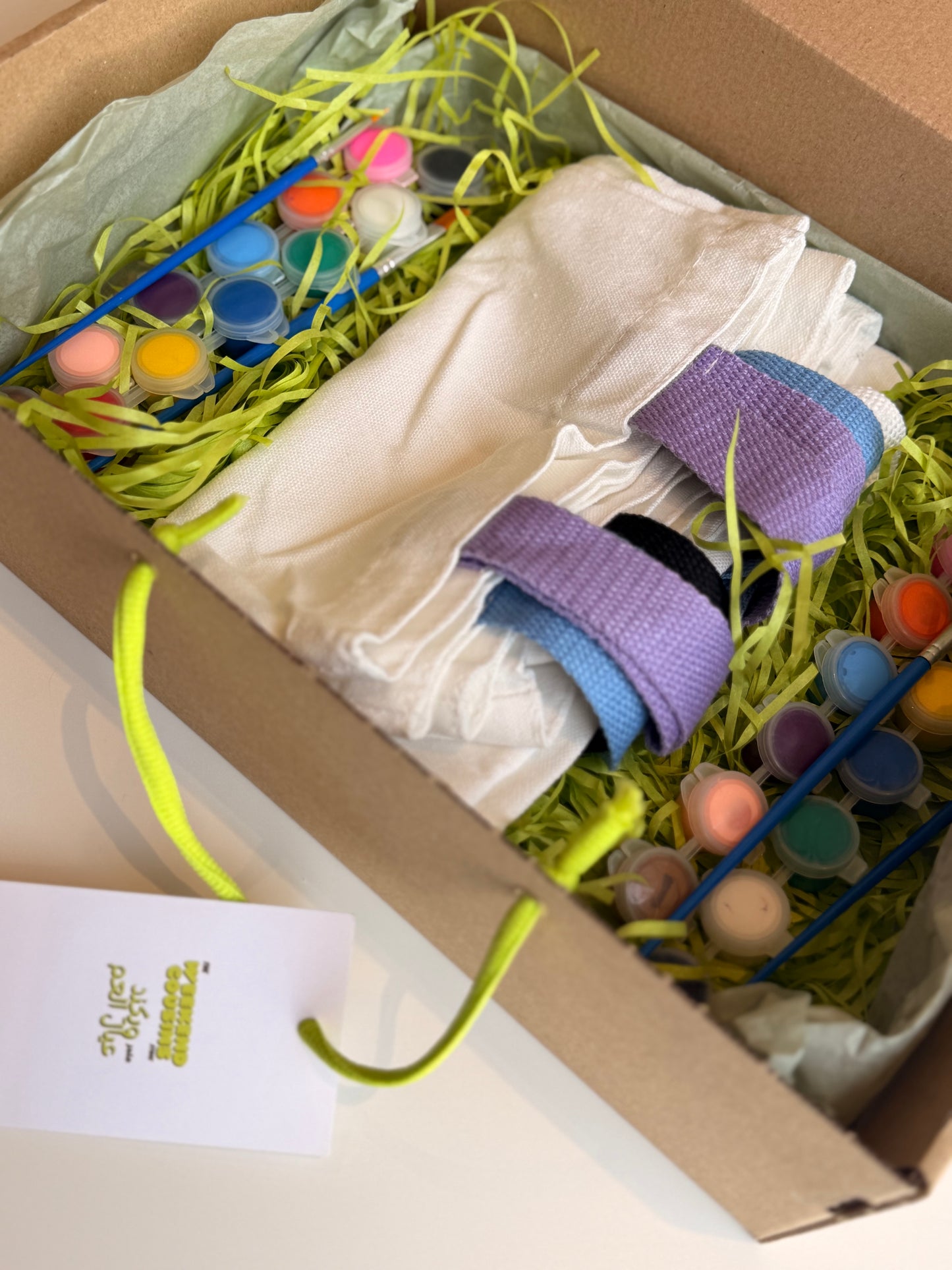 The tote bags coloring box