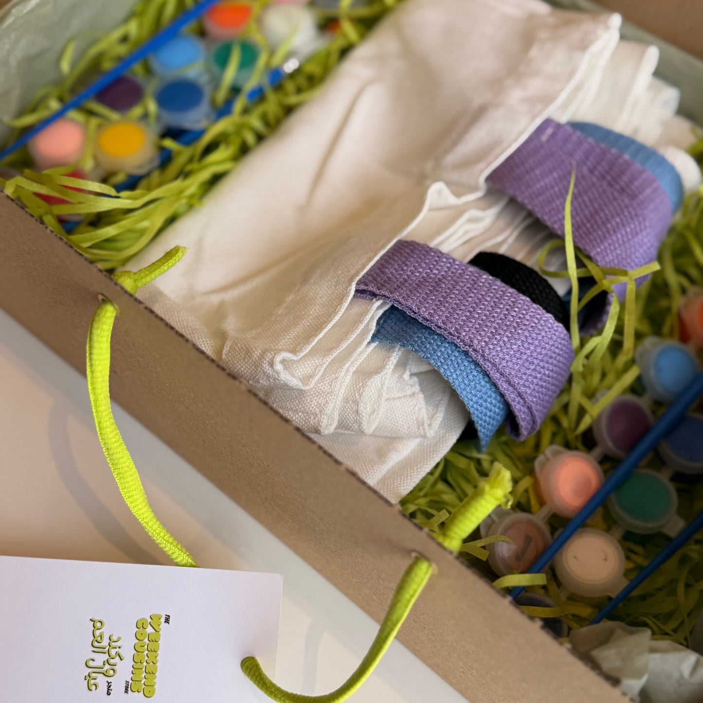 The tote bags coloring box